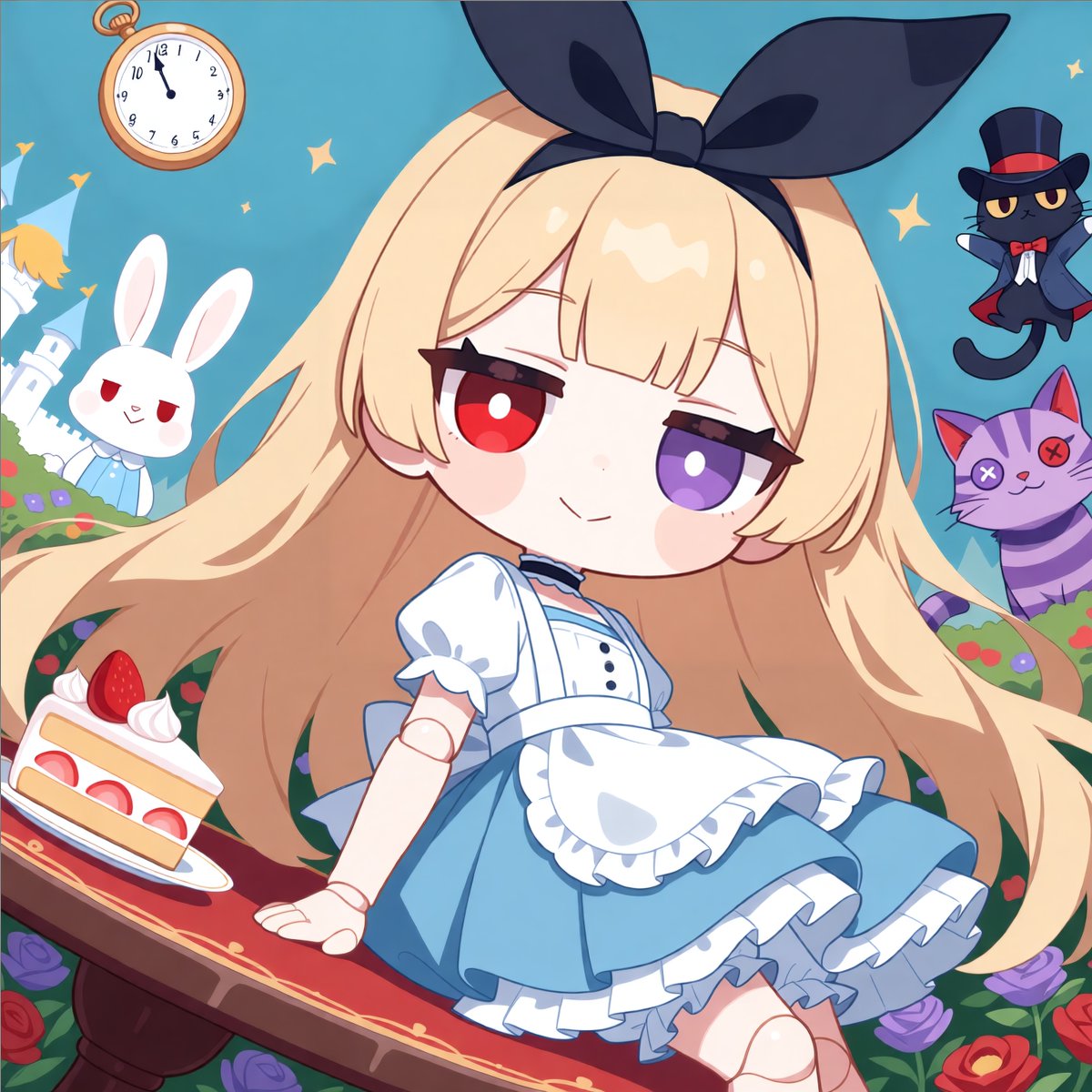 zeroban_noriba's tweet photo. うちの子童話コス
不思議の国のアリス（alice in wonderland）
0番のりば🚉 https://t.co/SID2iChYNc