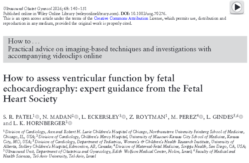 doctorneyro's tweet photo. Assessment #fetalventricularfunction is intgral com-ponent of #fetalcardiacevaluation
Although #qualitative assessment is sufficient for most routine #fetalechocardiograms, fetuses at #risk for #ventriculardysfunction should go #quantitative @ventricular
https://t.co/WvHKaKVqlI https://t.co/w2G2R3DozU