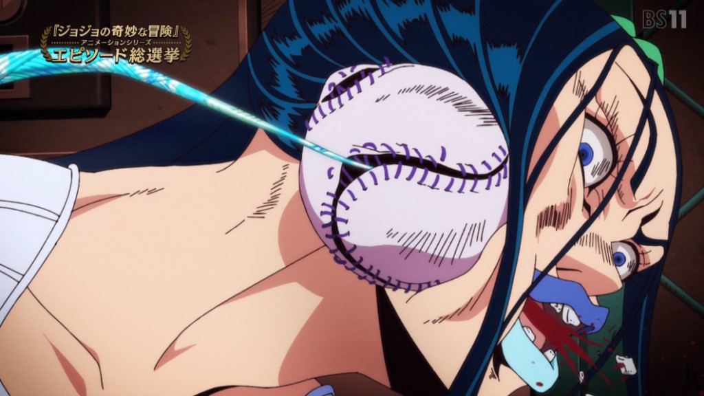 khnk_gnc's tweet photo. キャッチボールは終わってない　#ジョジョの奇妙な冒険 #jojo_anime #bs11 https://t.co/5vmKrINgzJ