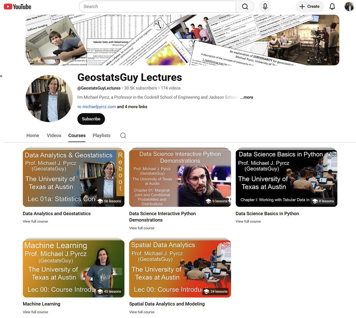 GeostatsGuy's tweet photo. Got some time this summer?
Check out my YouTube lectures on #DataAnalytics, #Geostatistics, and #MachineLearning!
๐ฅ Every lecture is linked to my free online e-books, complete with downloadable chapters and Python code, so you can follow along at your own pace.
Whether you're just getting started or looking to sharpen your skills, I'd love to learn together.
Happy learning! #DataScience
https://t.co/fNqIvaoe08