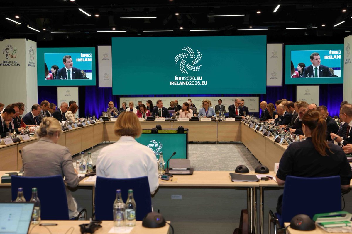 Ireland2026eu's tweet photo. 📸 Highlights from today’s Informal COMPET Meeting in Dublin Castle https://t.co/hcBsG4VOVu