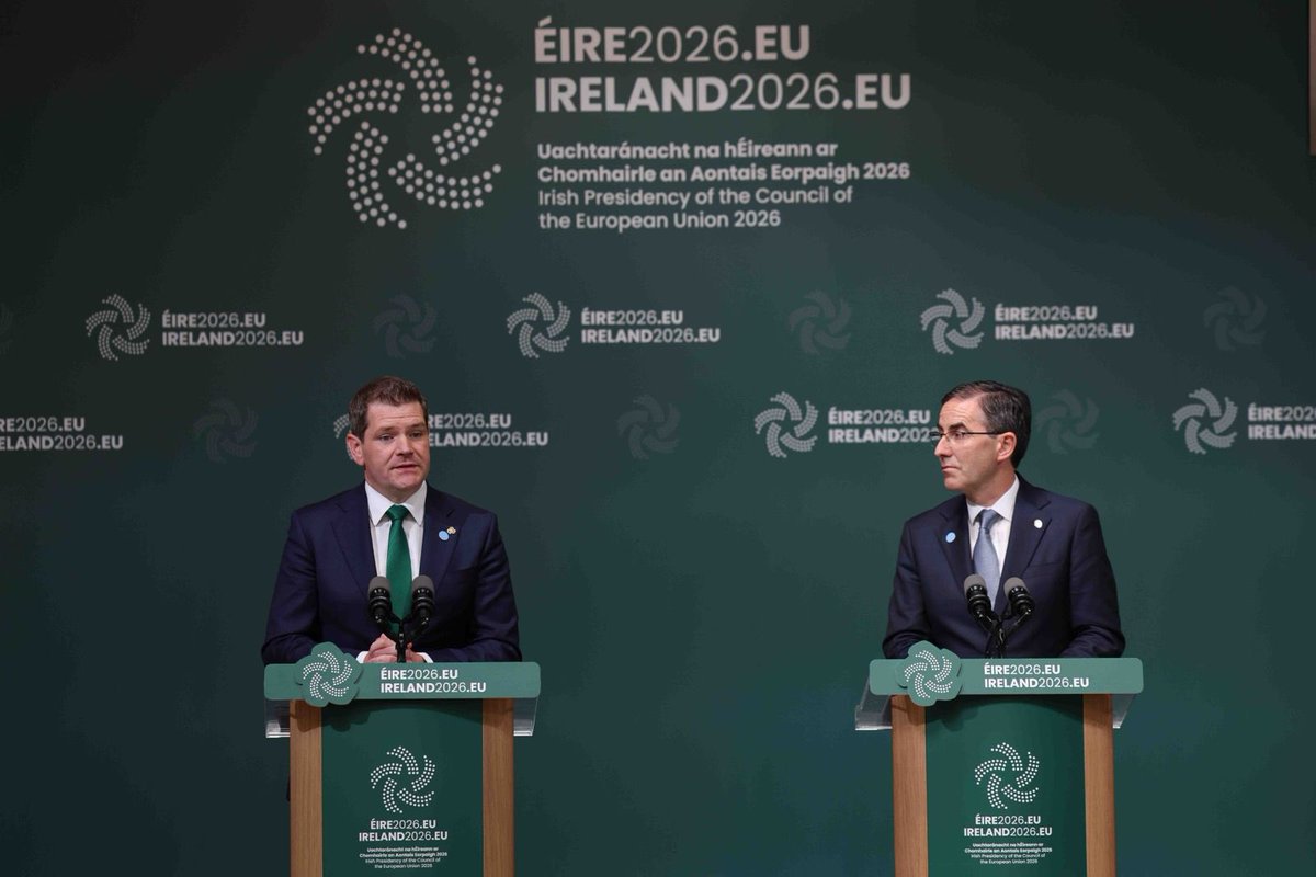 Ireland2026eu's tweet photo. 📸 Highlights from today’s Informal COMPET Meeting in Dublin Castle https://t.co/hcBsG4VOVu