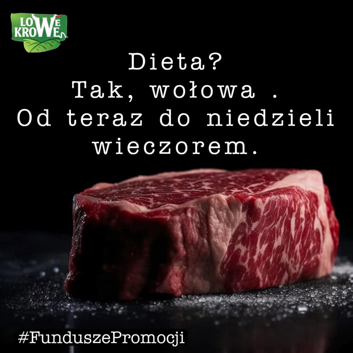 lowe_krowe's tweet photo. Jakie macie plany na tę weekendową „dietę” – klasyczny antrykot, gruby burger czy może soczysty rostbef?
#funduszepromocji #qmp #Polskawołowina #dietawołowa #weekendowyreset https://t.co/U7FocnTZvh