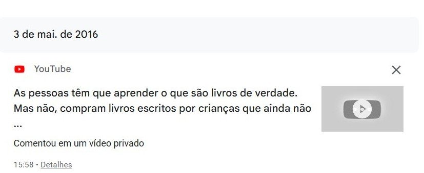 maluesque's tweet photo. e eu tinha 10 anos quando fiz este comentário https://t.co/s90ncJ5kdQ