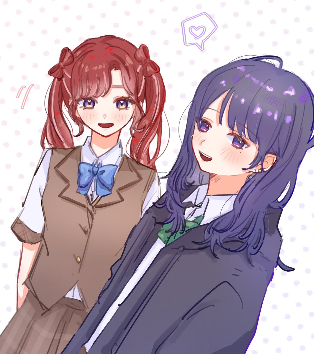 uowata94's tweet photo. 先輩後輩の距離感かわいい(；；)
#泡色模様  #さおと名画 https://t.co/RWZqRpVbUh