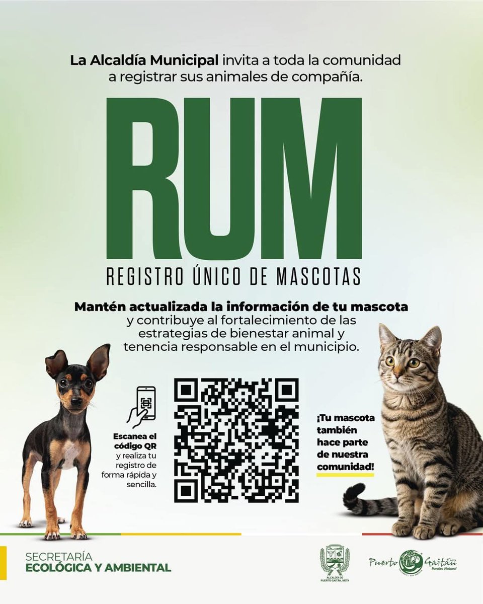 persogaitan's tweet photo. La Personería Municipal de Puerto Gaitán comparte con la comunidad el material informativo socializado en la Segunda Sesión Ordinaria del Comité de Bienestar Animal, con el propósito de promover la protección, el bienestar y la tenencia responsable de los animales de compañía. https://t.co/oGO3qagujK