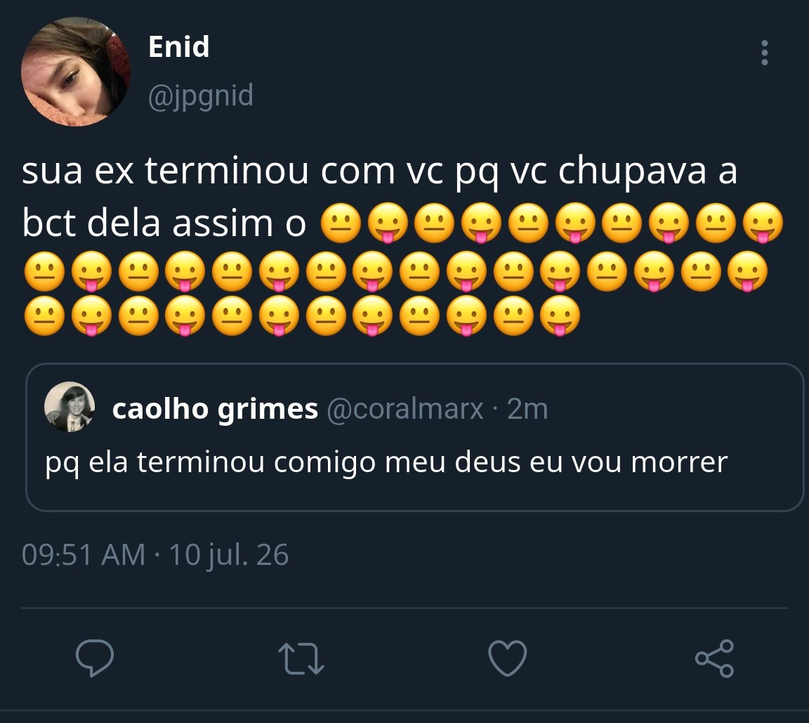 chuveirododaryl's tweet photo. #carnid few tweets au!
sua ex terminou com vc pq vc chupava a bct dela assim o 😐😛😐😛😐😛😐😛😐😛😐😛😐😛😐😛😐😛😐😛😐😛😐😛😐😛😐😛😐😛😐😛😐😛😐😛😐😛 https://t.co/JwD7pDoR6X