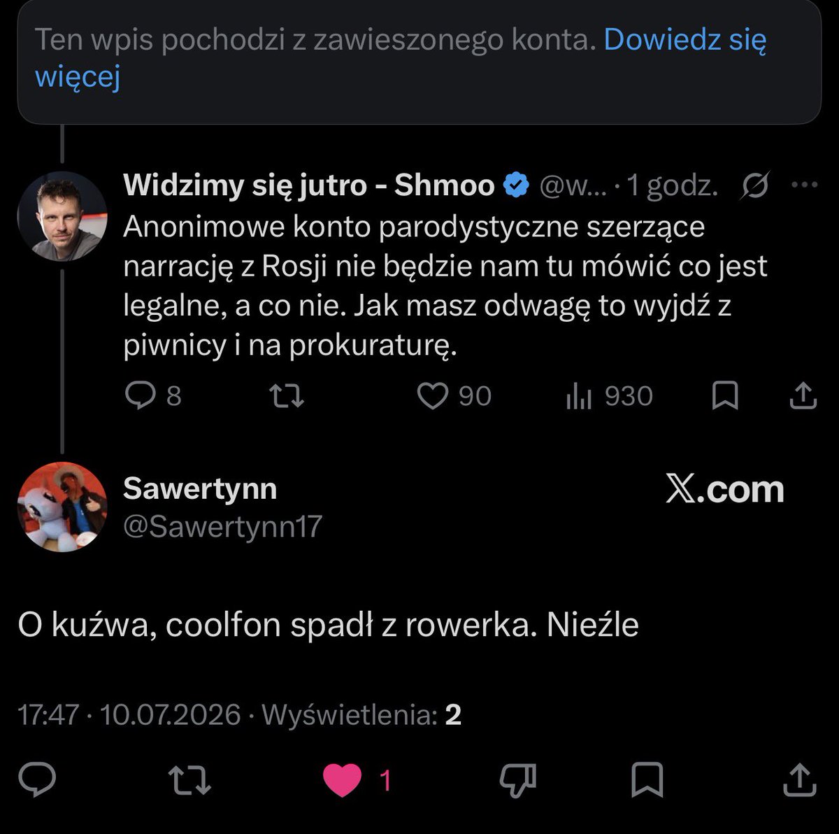 Widzimy się jutro - Shmoo tweet media
