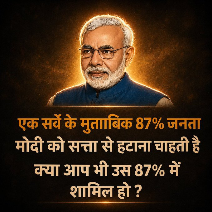 TheIncNews's tweet photo. उन 87 परसेंट में मै भी हूं,  

और आप?? https://t.co/ELvTmbpBys