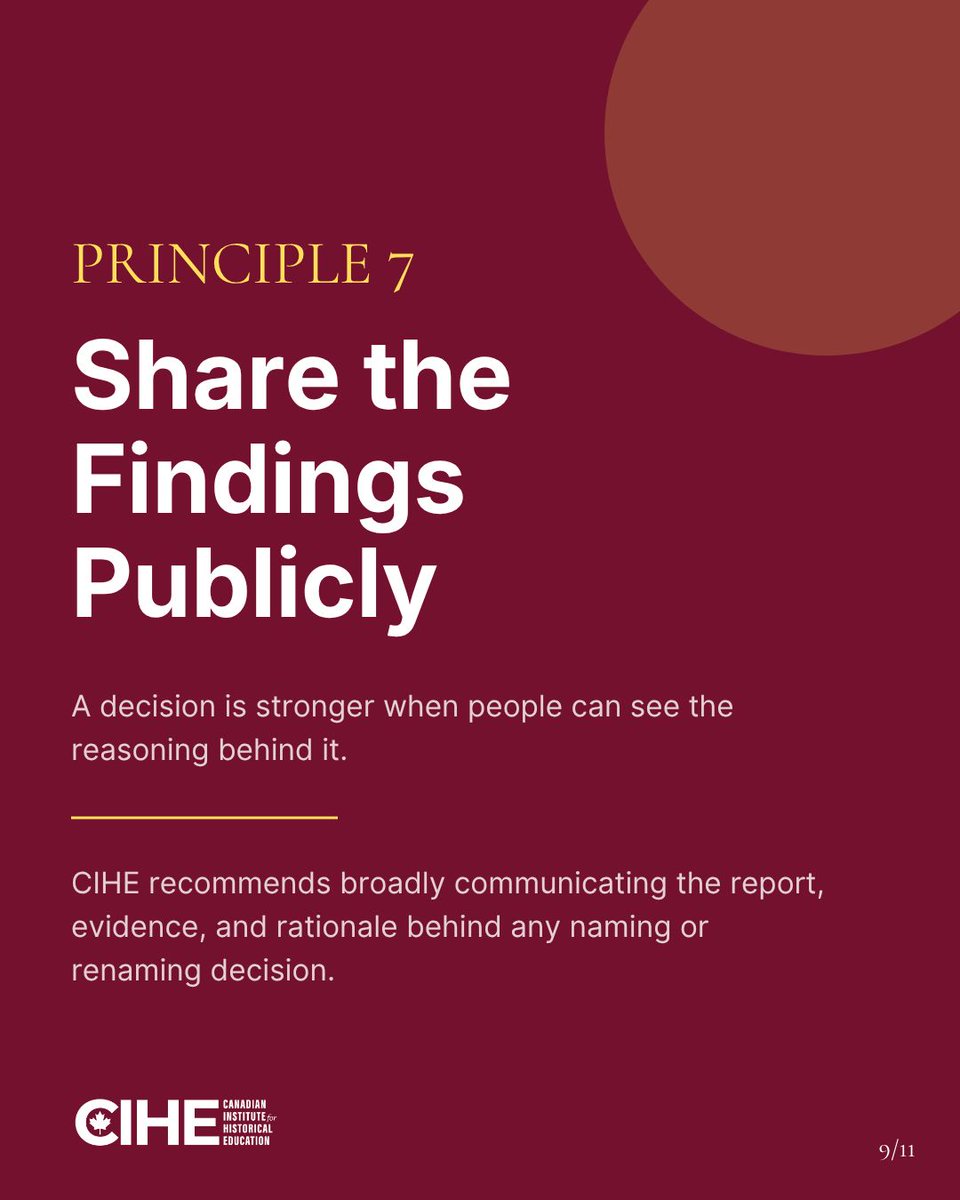Canadian Institute for Historical Education tweet media