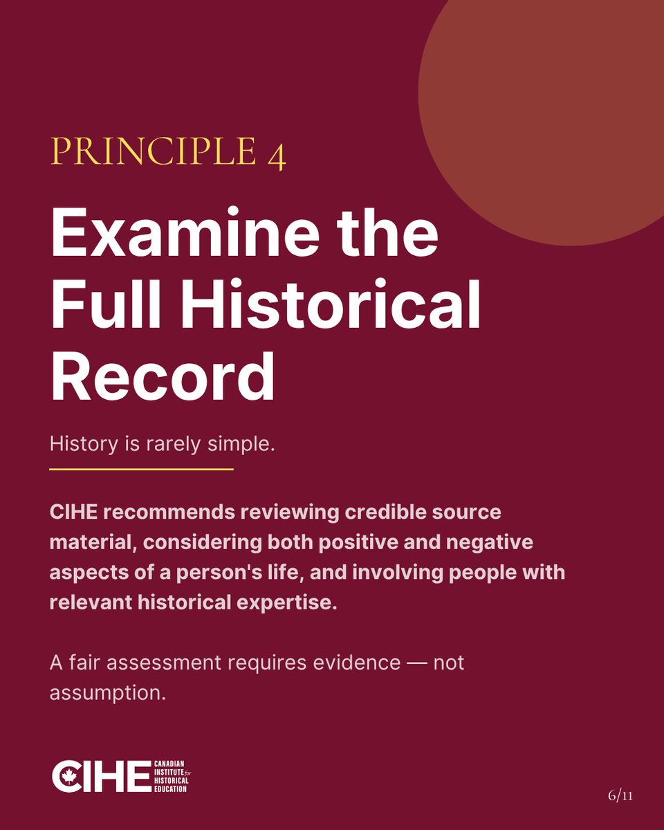 Canadian Institute for Historical Education tweet media