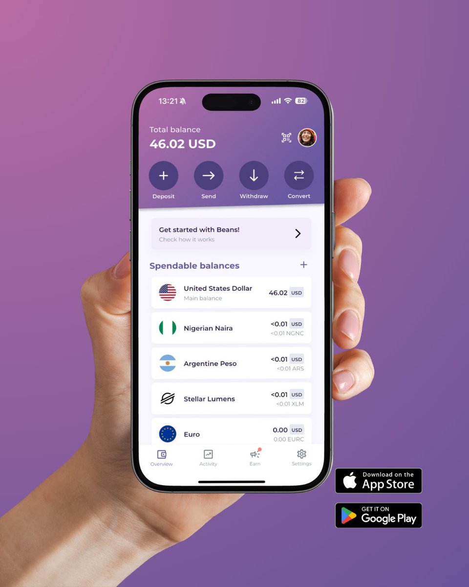 Bunmi_Crypto's tweet photo. Convert your USDC to NGN (Nigerian Naira) 🇳🇬 via Stellar faster than ever with @BeansApp
 – the best app for it. https://t.co/ePiJ6ghXZz