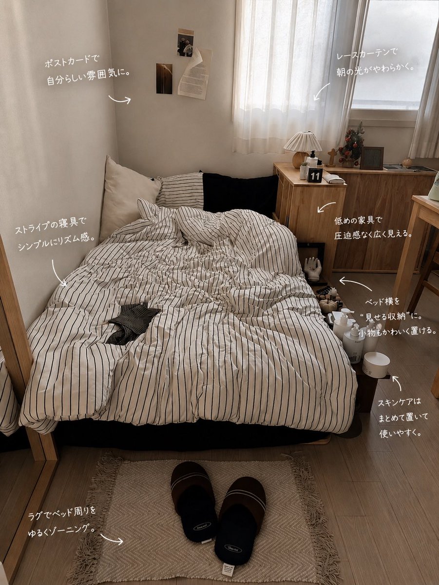 Arthetec's tweet photo. ベッド周りに自分の好きが集まってるのめっちゃ良い https://t.co/3eqQLt43pQ