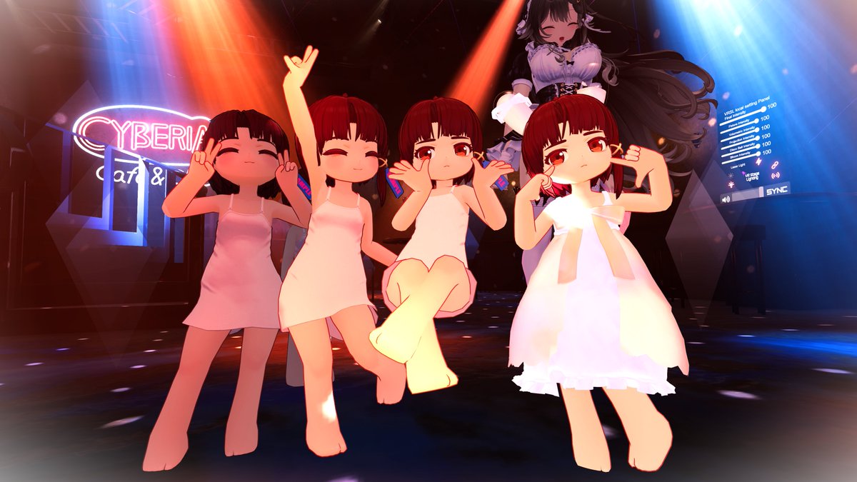 yarrepann's tweet photo. #CLX_lain #CLX_lain_VR #CYBERIA_VRC 
きょうのサイベリア、レインちゃん集会になっていた、ビートの効いたサウンドで踊りまくる、小さい体だけど、レインちゃん以外と踊りやすい💃 https://t.co/LtnykpH2HT