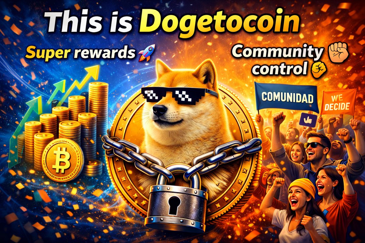 dogetocoin's tweet photo. 🚀 Dogeto Coin Daily Update

🐶 Dogeto is growing every day.

✅ Community token
🔥 50% burned
🔒 LP locked forever
🌎 100% community-controlled

Join the Dogeto movement.

#Dogeto #Dogetocoin #Crypto #MemeCoin https://t.co/2BvUPCA7Co