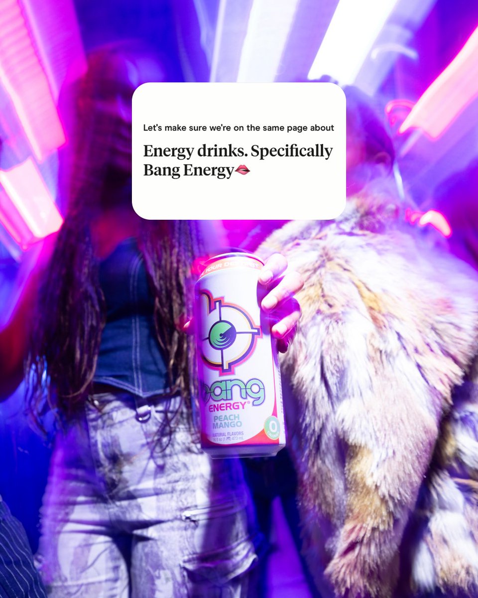 BANGenergy's tweet photo. We’re swiping right.😏🫦 https://t.co/kRtXcyHevv