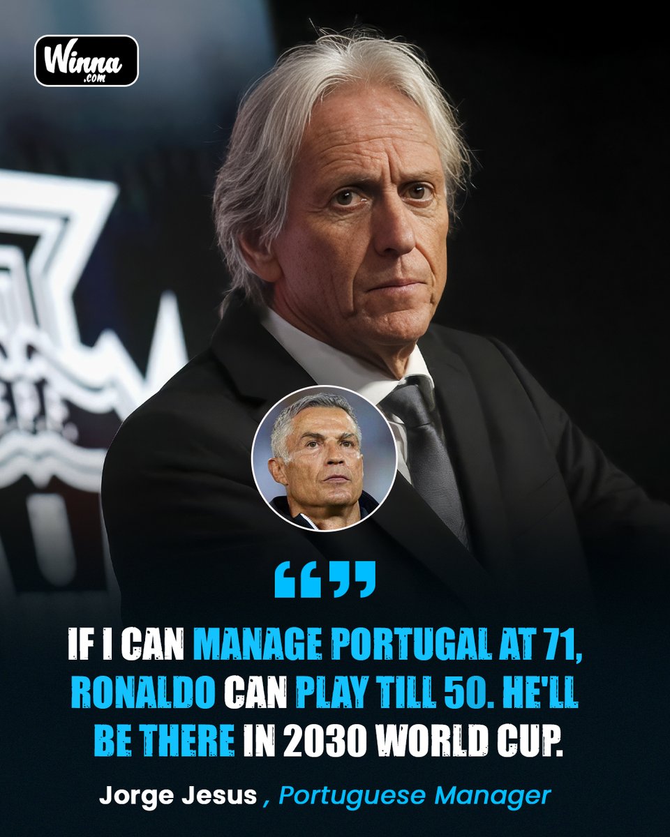 WinnaFC's tweet photo. 🚨| BREAKING: Jorge Jesus and Ronaldo are set to ruin another Portuguese golden generation.😳 https://t.co/y4OPXZ0yYj