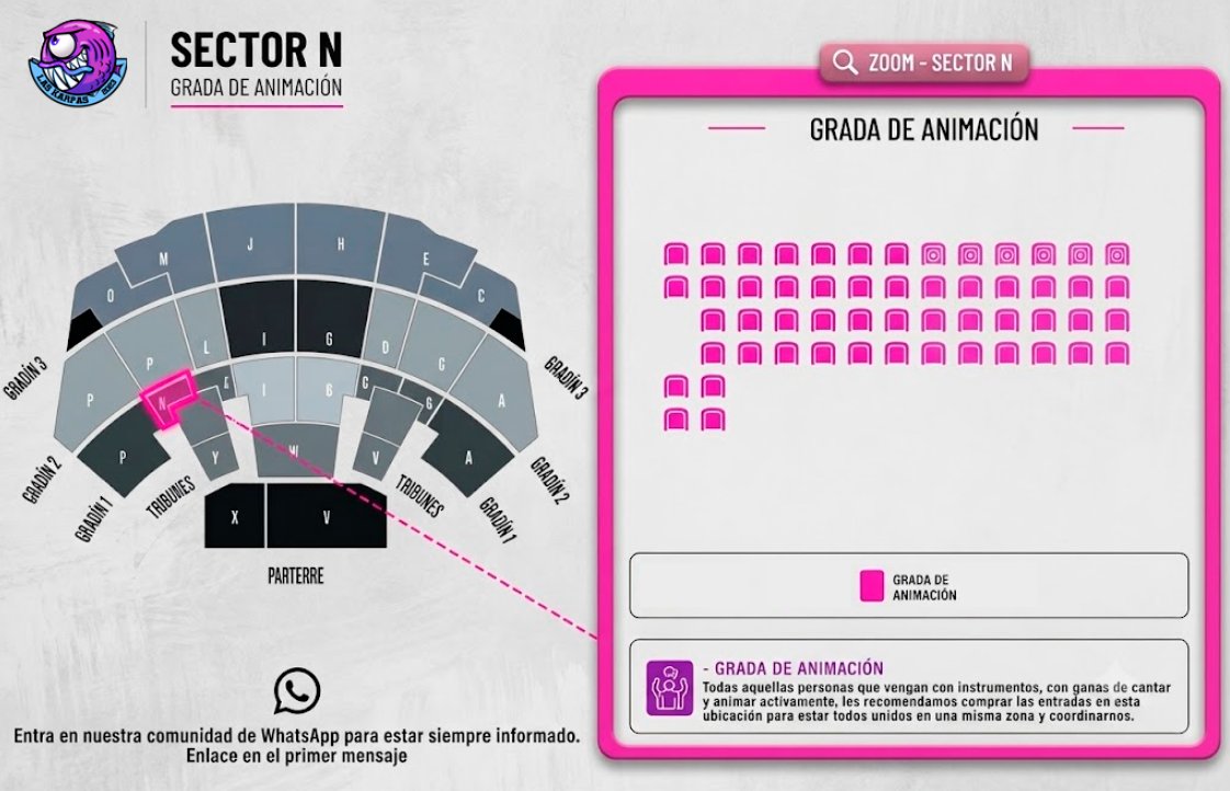 LasKarpas's tweet photo. 🔥🇫🇷 ¡RUMBO A NIZA! YA TENEMOS GRADA DE ANIMACIÓN 🇫🇷🔥

La familia de Las Karpas volverá a hacerse notar en las LEC Summer Finals 2026 y queremos que todos los aficionados de Movistar KOI y del resto de la comunidad vivamos el evento juntos💜

📍 Nuestra zona estará ubicada en el SECTOR N (N de Niza, asi no se os olvida), para que podamos cantar, animar y hacer retumbar el Palais Nikaïa de Niza durante todo el fin de semana. 🎶🥁📣 y puedas estar rodeado de mas fans de KOI y no te sientas solo o sola.

🗓️ 18, 19 y 20 de septiembre de 2026
📍 Palais Nikaïa - Niza (Francia)
🎮 Las mejores organizaciones de la LEC lucharán por proclamarse campeonas del Summer Split y conseguir la última plaza de EMEA para los Worlds 2026.
🎟️ Si quieres vivir el evento con nosotros:
✅ Compra tu entrada en el SECTOR N.
✅ Únete a nuestra grada para crear el mejor ambiente del estadio.
✅ Cuantos más seamos, más fuerte se escuchará nuestra voz.
📲 Toda la organización del viaje, quedadas, horarios y novedades se compartirán en nuestra comunidad de WhatsApp (enlace en el primer comentario).

💜 ¡Que Niza se tiña de morado!
🥁 ¡Trae tus ganas de animar!
📢 ¡Hagamos que el Sector N sea el corazón del estadio!
#LEC #LECSummerFinals #MKOIWin #MovistarKOI