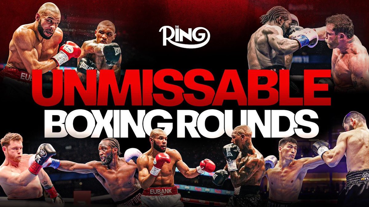 ringmagazine's tweet photo. We've compiled some of the most ELECTRIFYING rounds in recent memory ⚡

Watch "Unmissable Boxing Rounds" now: https://t.co/WQ3pOyId3d 🥊 https://t.co/VMgf5YDGfo