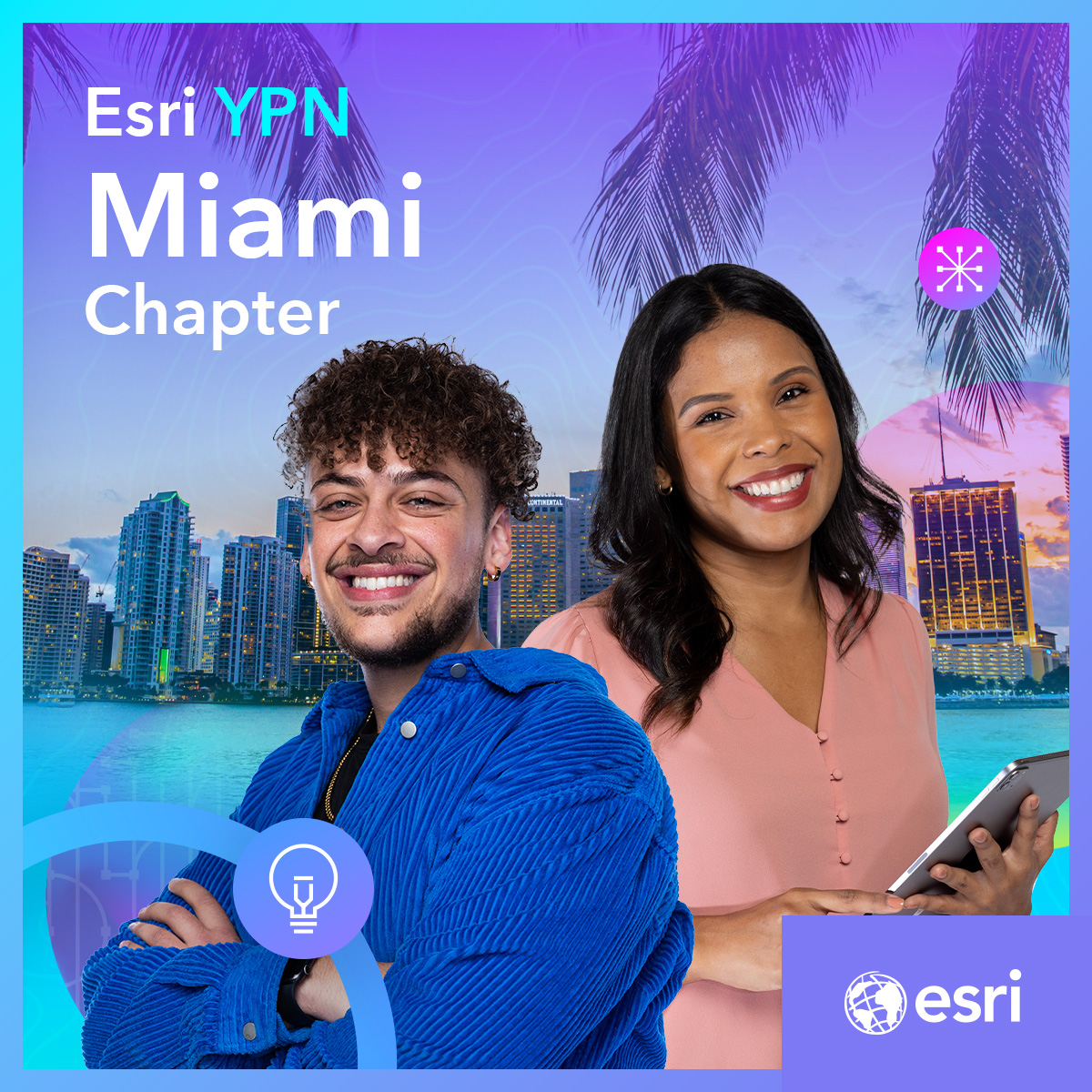 EsriYPN's tweet photo. Announcing the newest YPN Chapter in Miami, Florida 🌴Join this new chapter and learn about their meetup schedule here: https://t.co/Ab41xB8rqd https://t.co/1m2YwoTarI