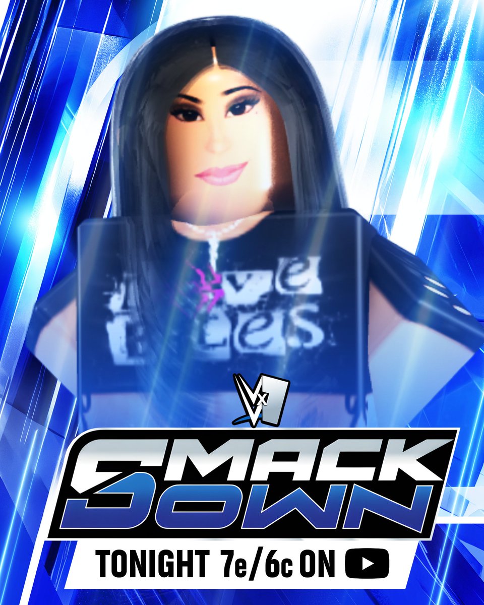 WXRoblox's tweet photo. LIGHT IT UP!!!
Following the women's crucible, @TheAJMendezWxR Will be addressing the WxR Universe
Live on #smackdown!
#wxr #wwe #smackdown https://t.co/czrijb81FT