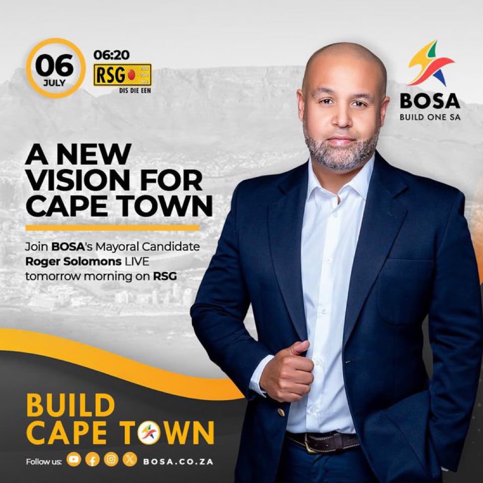 Prudence_bonga's tweet photo. @rogersfeed believes Cape Town’s success should be shared by everyone. His vision focuses on affordable housing, better public services, economic growth and transparent leadership that puts residents first. @BuildOneSA #BuildOneSA https://t.co/pL7CT8Y77d