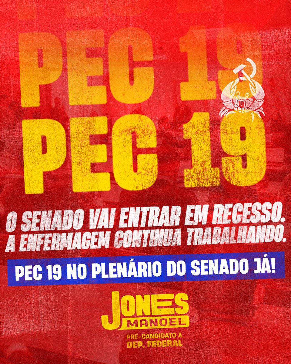 jonesmanoel_PE's tweet photo. A PEC 19, que garante a aposentadoria especial para os profissionais da enfermagem, já foi aprovada na Comissão de Constituição e Justiça e agora aguarda votação no Plenário do Senado. https://t.co/VQYtDsqc4l