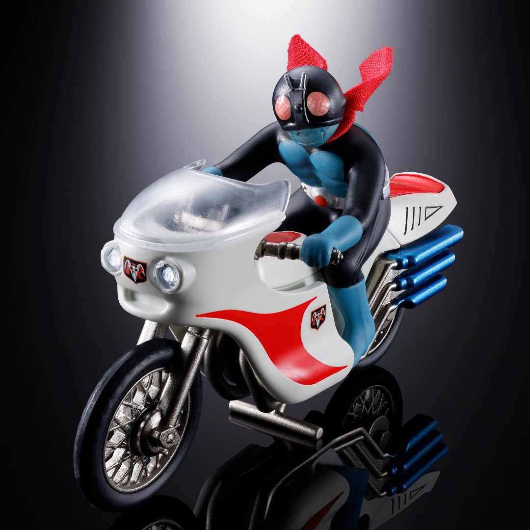 BandaiCollect's tweet photo. Chogokin Cyclone (Masked Rider 1)

2026 marks the 55th anniversary of "Kamen Rider"! The original No. 1 Rider, has never existed as a Popynica—until now. Let’s GoGo in the 55th-anniversary year!

Pre-orders are available now. Check your Tamashii Nation retailers today

Store Locator
https://t.co/eGvQhKwlFF

#kamenrider #tamashiinations