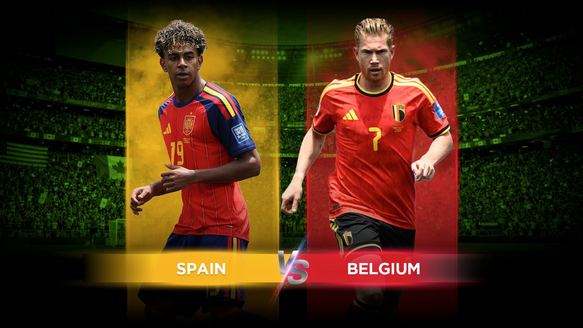 POPGtoken's tweet photo. Spain vs Belgium⚽

Quarter-final | 10 July | 19:00 UTC

Venue: Los Angeles Stadium

Who moves on? 💪

#POPG #POPGCommunity #Football #Matchday https://t.co/Vn7SdCjAqV