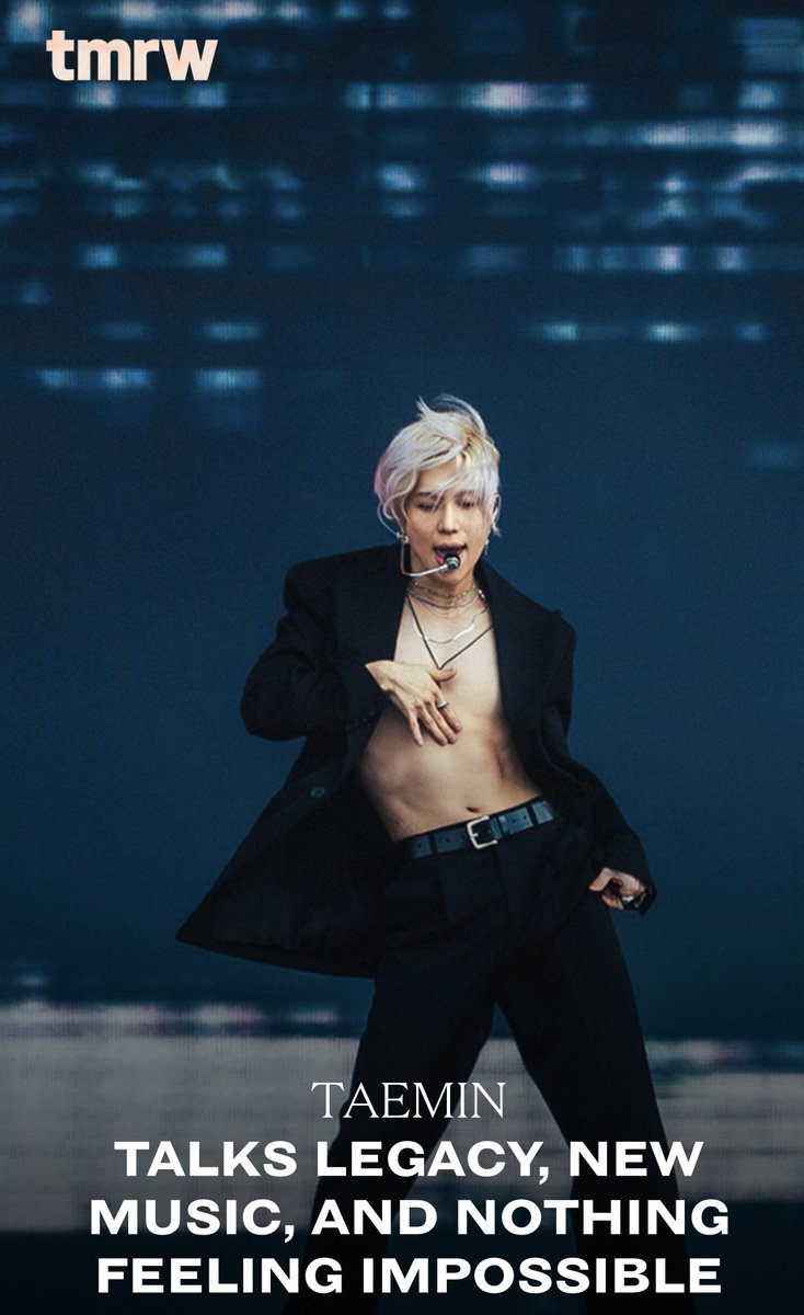 Loya_Taemint's tweet photo. Taemin’s interviews while in London for BST Hyde Park 2026 :

Tmrw magazine
Clash magazine
Flip your wig
Man about Town 

↗️https://t.co/0HuY65y2G9

➡️ https://t.co/zoKnXTQvAA 

➡️https://t.co/T9DhkCAXAv

➡️ https://t.co/cPYksHpskK https://t.co/fkC7GeuTOF