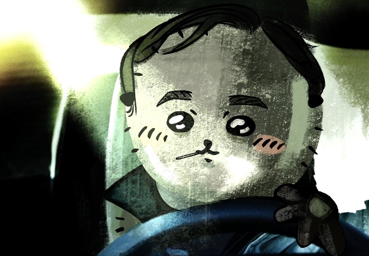 illimstd's tweet photo. this is so stupid i’m crine 
#Drive2011 #driver #chiikawa https://t.co/iYlnot0Uda