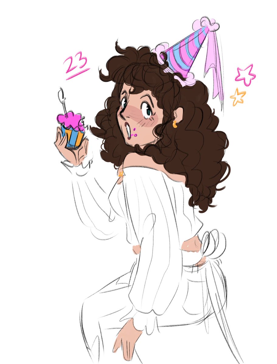 CodedCore0's tweet photo. It was my birthday last month tehe (6/18)

#artㅤㅤㅤㅤ https://t.co/lfK9rkfYFh