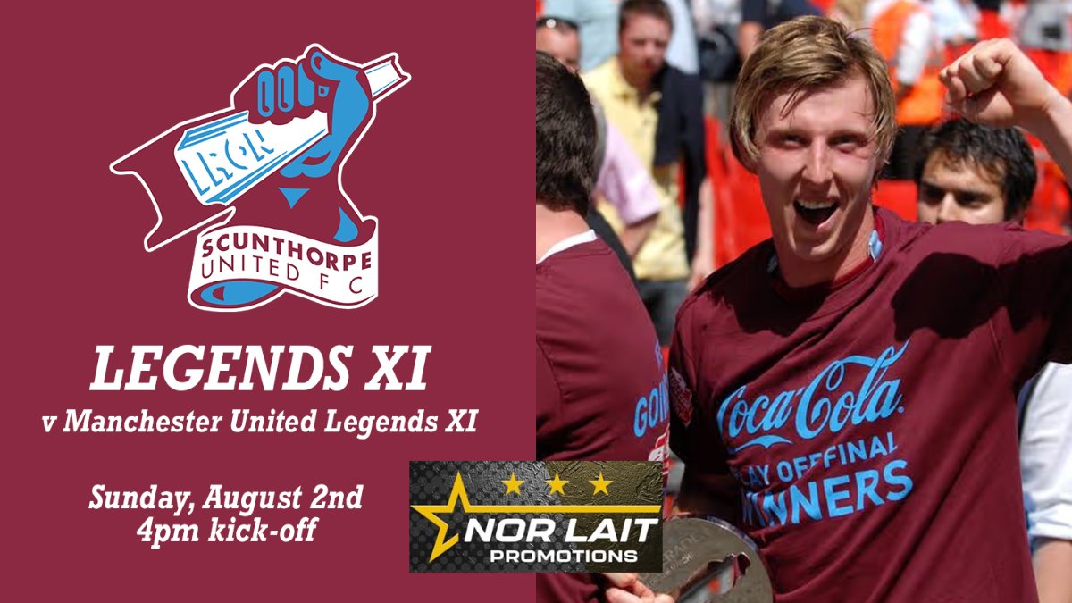 SUFCOfficial's tweet photo. ⚽️ 𝐈𝐑𝐎𝐍 𝐀𝐈𝐃 𝟐𝟎𝟐𝟔: 𝐒𝐔𝐅𝐂 𝐋𝐞𝐠𝐞𝐧𝐝𝐬 𝐗𝐈 𝐯 𝐌𝐚𝐧𝐜𝐡𝐞𝐬𝐭𝐞𝐫 𝐔𝐧𝐢𝐭𝐞𝐝 𝐋𝐞𝐠𝐞𝐧𝐝𝐬 𝐗𝐈

Scunthorpe United is delighted to welcome back Martyn Woolford as he takes his place in the Iron Legends side for our encounter against Manchester United Legends XI on Sunday, August 2nd (4pm kick-off).

For the full story 👉 https://t.co/EGIoIAbkfG

#UTI #IRON
