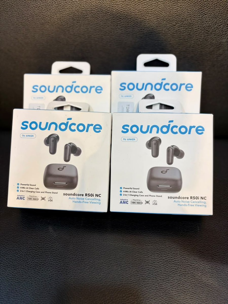 abwPhonesug's tweet photo. Soundcore R50i Noise cancellation

2 in 1 charging case &amp; phone stand

Dm : 0700187247 https://t.co/hhRKm2O1s8
