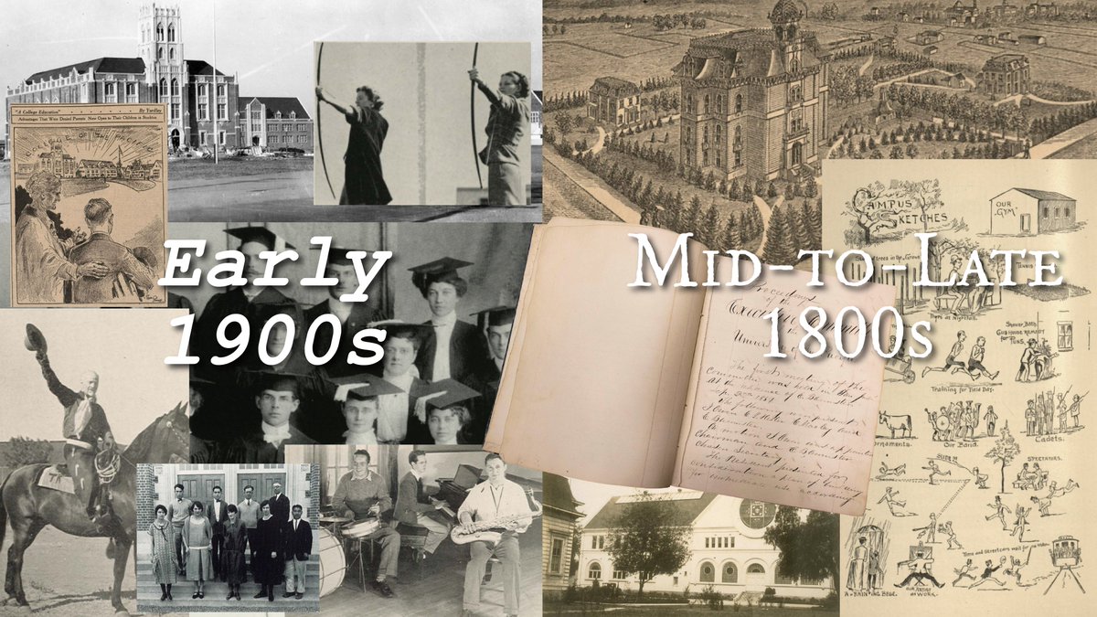 UOPacific's tweet photo. 1850s to Early 1900s https://t.co/wcWV0Cle2O