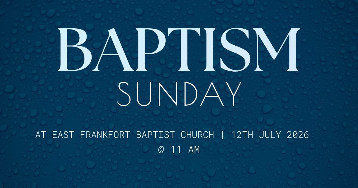 efbc62's tweet photo. We're so excited for worship Sunday morning. We will kick things off by baptizing two candidates who have made a profession of faith. You won't want to miss worship Sunday morning. Come out and celebrate with us what God is doing in our city. https://t.co/a2YQg6gOHG