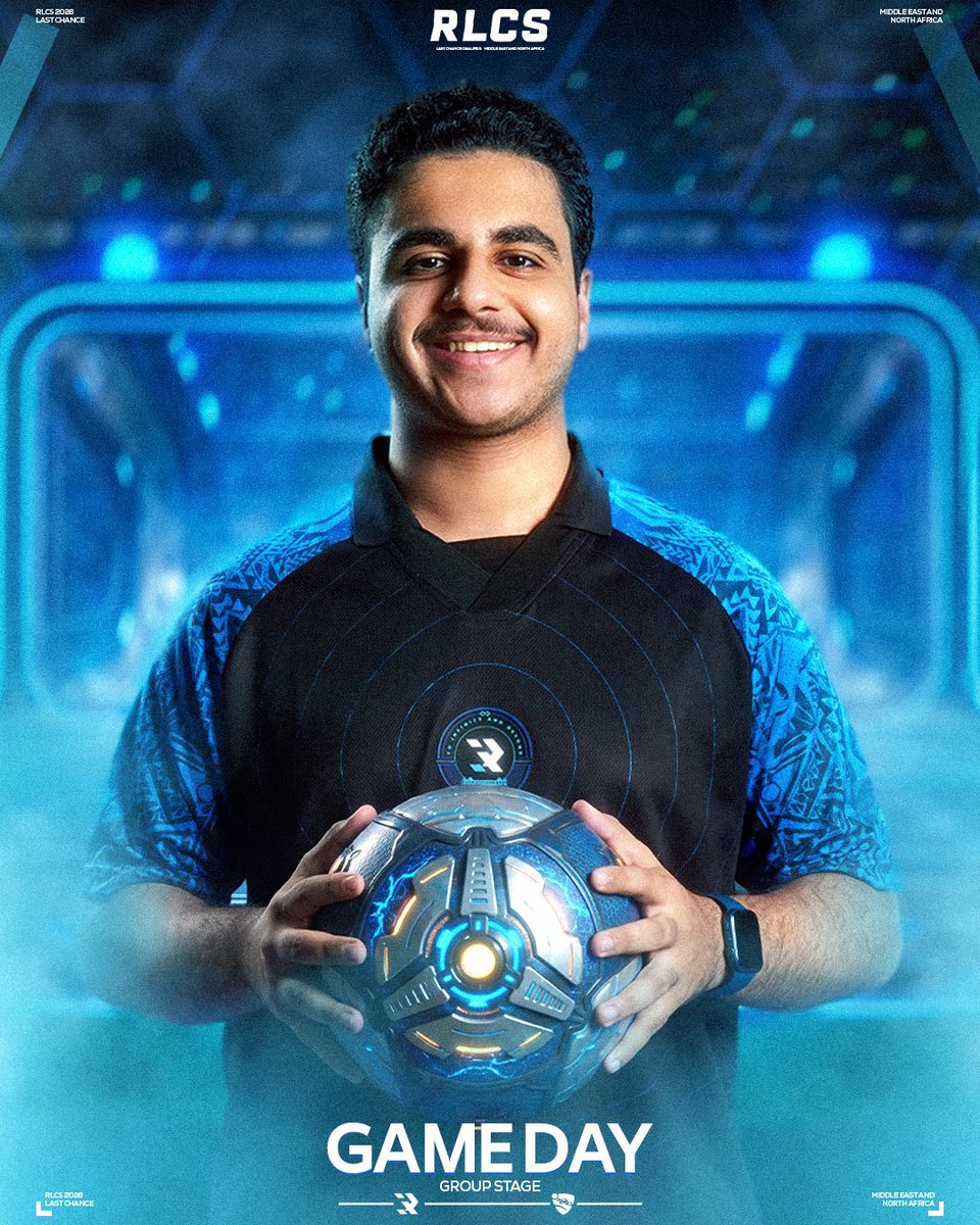 R8xesports's tweet photo. مرة أخرى... الأزرق يطل! 😎

نظهر مع أبطال روكيت ليق في مرحلة المجموعات لبطولة RLCS MENA 🏎️💙

🔗| https://t.co/3smQs2EcI3
يلا يا نجوووم! https://t.co/Hyemv0gBM2