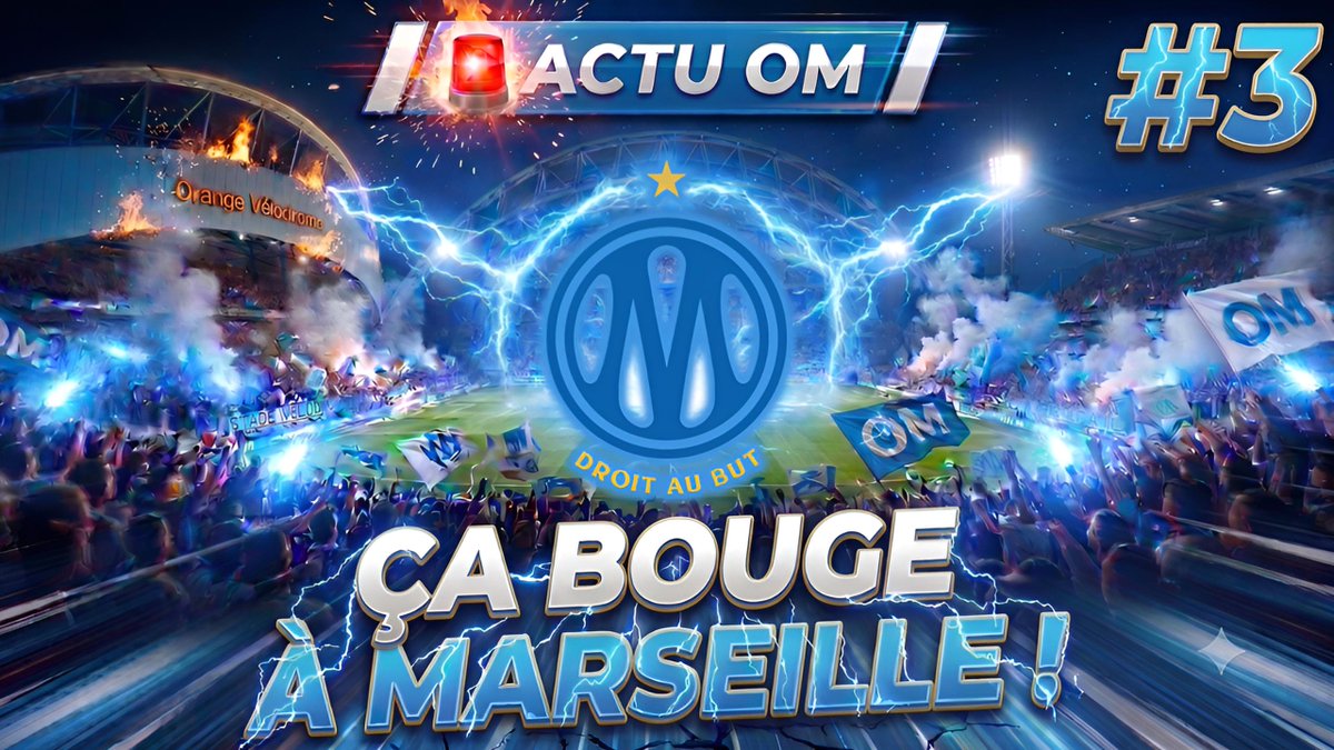 100pr100OM's tweet photo. NOUVELLE VIDEO DISPO MAINTENANT SUR 100%OM !💙 OM🤍ACTU OM TOUTES LES DERNIÈRES INFOS !👀 #om #mercato #livestream #deb... https://t.co/6Drfabe5HR via @YouTube
#TeamOM | #ActuOM | #MercatOM | #om | #DroitAuBut | #OMFamily https://t.co/kJDnf02Wo4