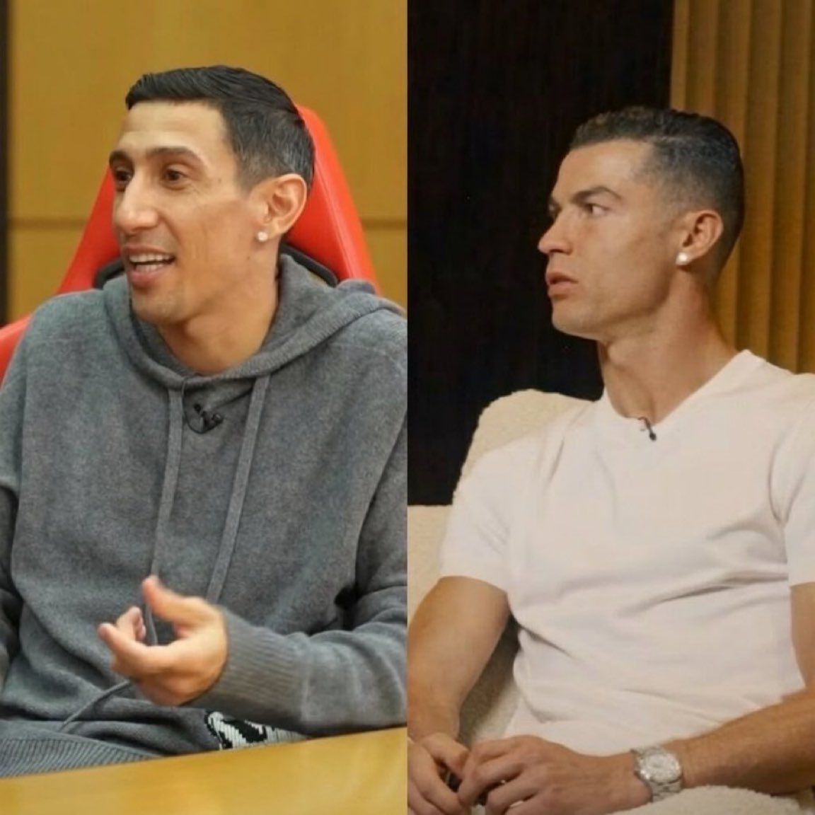 MessiTouchline's tweet photo. 🚨🎙️| What do you think of Cristiano Ronaldo's statements saying he is the best in history?

🎙️🗣️Angel Di María:

“It doesn't surprise me, I played with Cristiano for four years and he was always like that, he always made these statements about Messi and he always tried to be the best, but unfortunately he was born in the wrong generation. This is Leo Messi’s generation and Messi is the best”