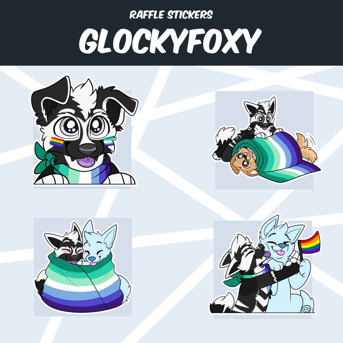 CrumbFur's tweet photo. Stickers for previous giveaway winner @GlockyFox https://t.co/Aq6iZXQde2