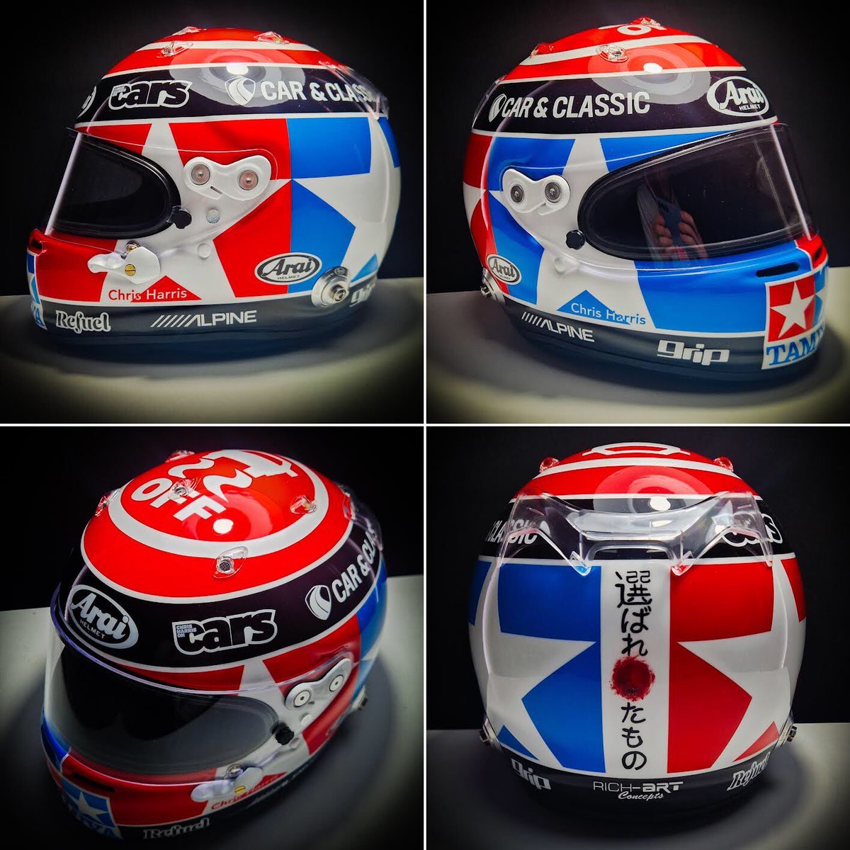 RichartConcepts's tweet photo. The @TamiyaUK @tamiyainc Arai of Chris Harris……. https://t.co/t95azJlDd9