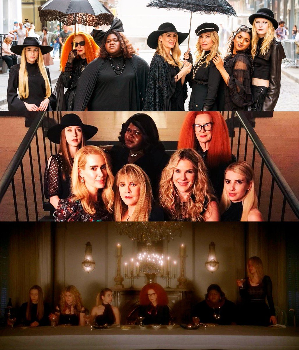 CentralAHSBRA's tweet photo. The Coven🖤 #AHS13 https://t.co/snhRY3VCoO