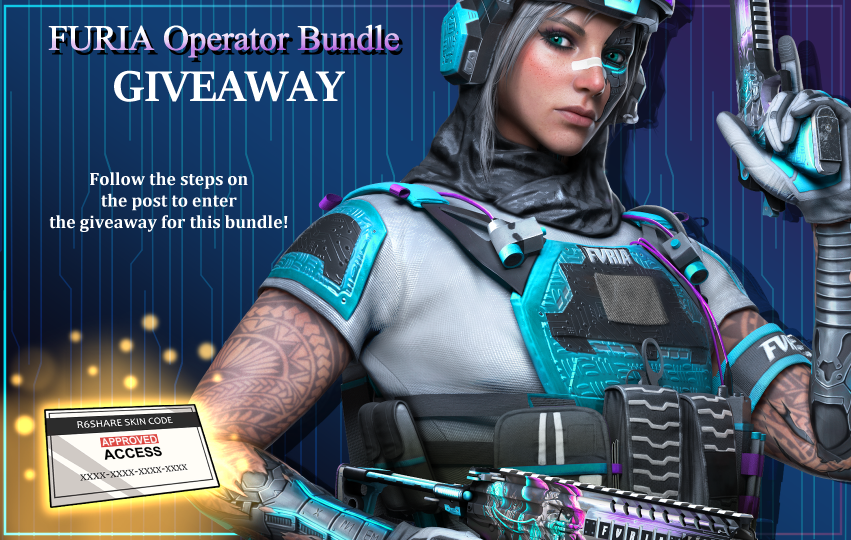 NicolaYauArt's tweet photo. 🎉GIVEAWAY TIME!🎉

To celebrate the recent release of the Furia R6S Operator kit it's time to give away 3 codes!

To enter for a chance to win:   

🎁Follow: @NicolaYauArt and @FURIA 
🎁Like and Retweet
🎁Tag 2 friends  

Winners announced: 24/07/2026 
Good luck! 🎁 https://t.co/VXC3gl2ILn