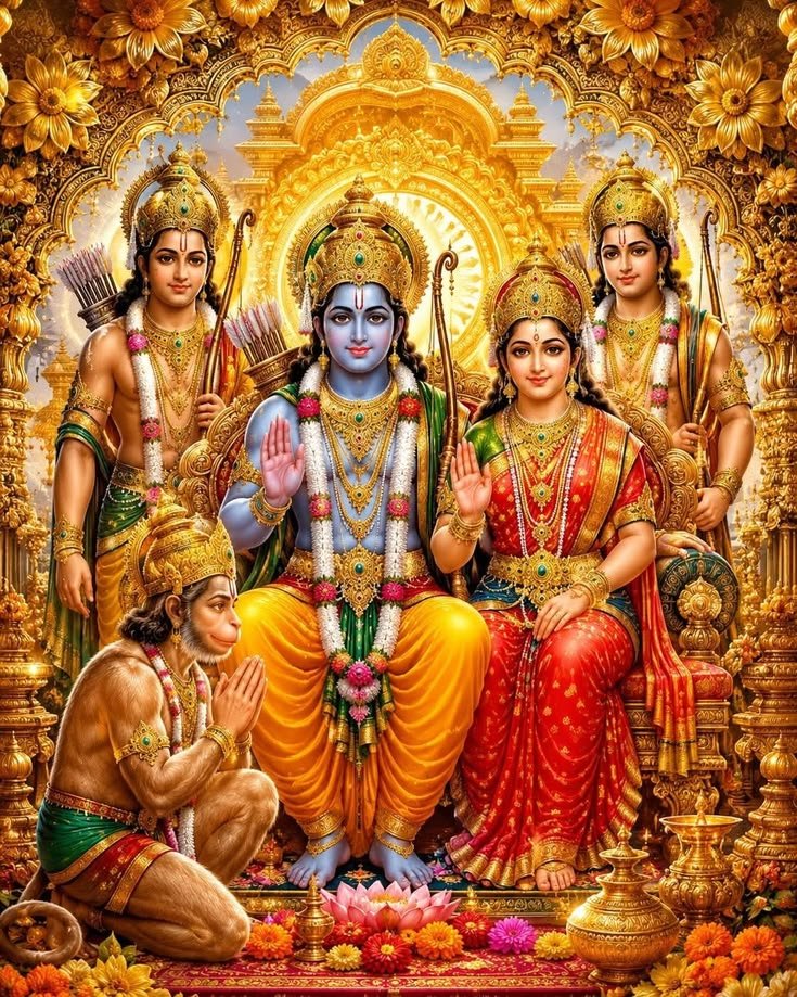 PramodT92362435's tweet photo. श्रीरामचन्द्र कृपालु भजु मन, हरण भव भय दारुणम्।
नवकंज-लोचन, कंज-मुख, कर-कंज, पद-कंजारुणम्॥
कन्दर्प अगणित अमित छवि, नवनील नीरद सुन्दरम्।
पटपीत मानहु तड़ित रुचि, शुचि नौमि जनक-सुतावरम्॥
मंगल भवन अमंगल हारी,
द्रवहु सो दसरथ अजर बिहारी॥
जय सियाराम 🌺🌺 https://t.co/DVjUebEPqF