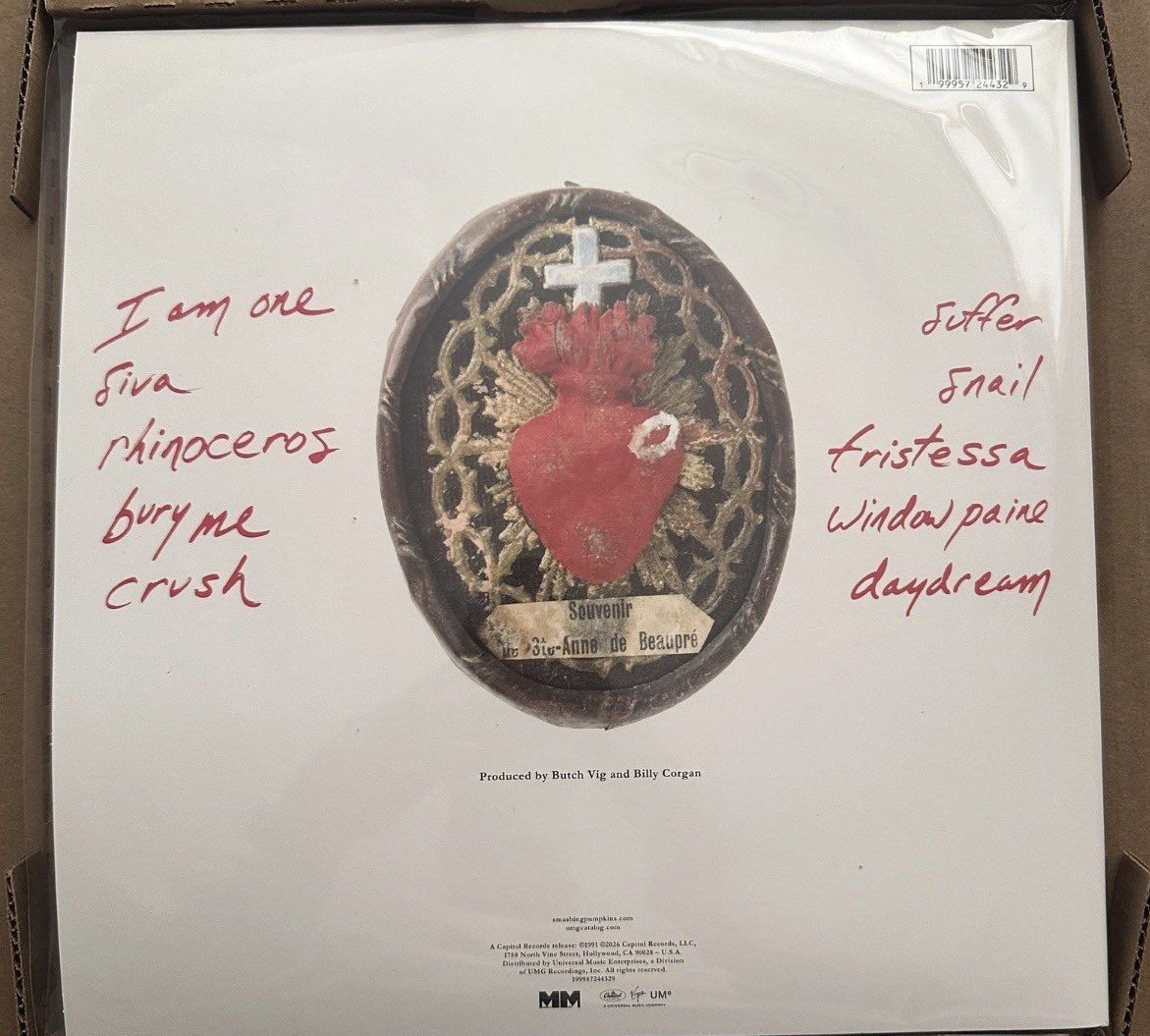 VinylCollefhrm's tweet photo. THE SMASHING PUMPKINS Gish 35th 180G Billy Corgan SIGNED Vinyl
#smashingpumpkins https://t.co/HKkWL9Q9eH