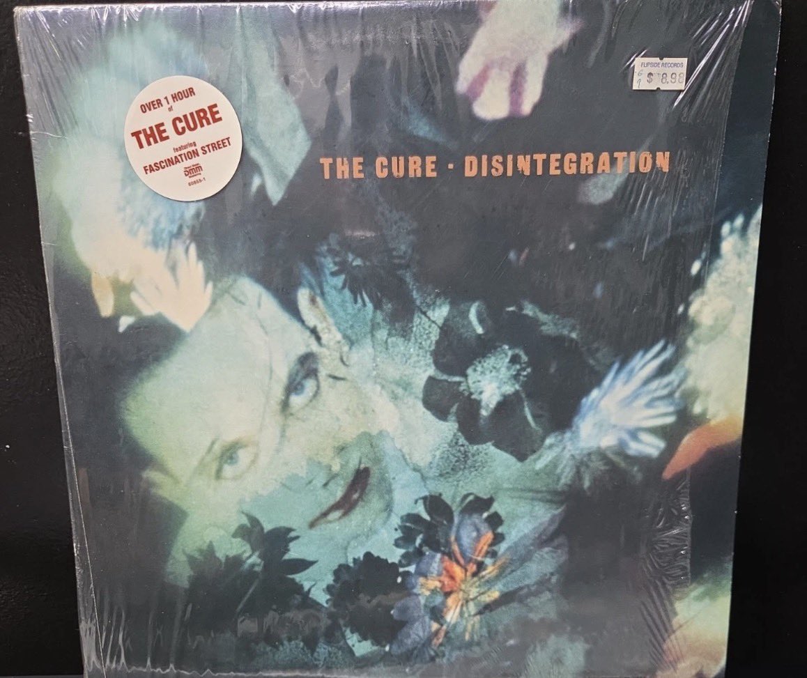 VinylCollefhrm's tweet photo. The Cure Disintegration Lp Vinyl 1989 1st Press Shrink/Hype/Insert EX
#thecure https://t.co/jfrFssul4y