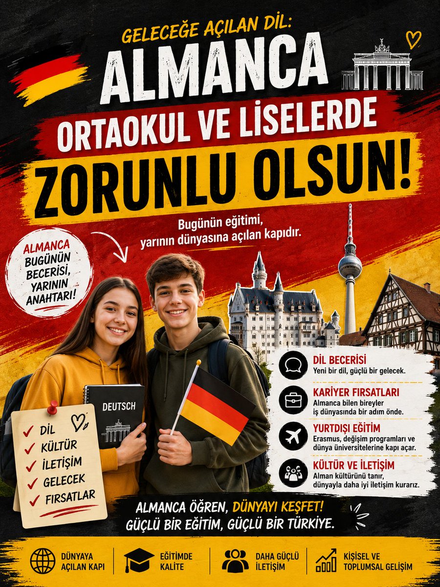 56255Yusuf's tweet photo. #AlmancaZorunluOlsun
Almanca dersi tekrardan zorunlu olsun https://t.co/qVPzLmoZV5