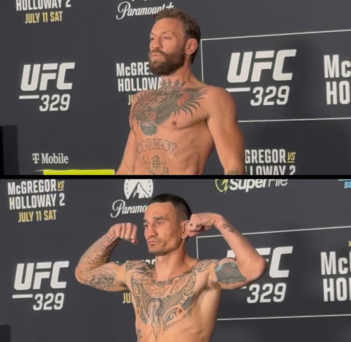 SpinninBackfist's tweet photo. MAIN EVENT OFFICIAL 

Both fighters on weight 

#UFC329 https://t.co/tFNM91Sxdd