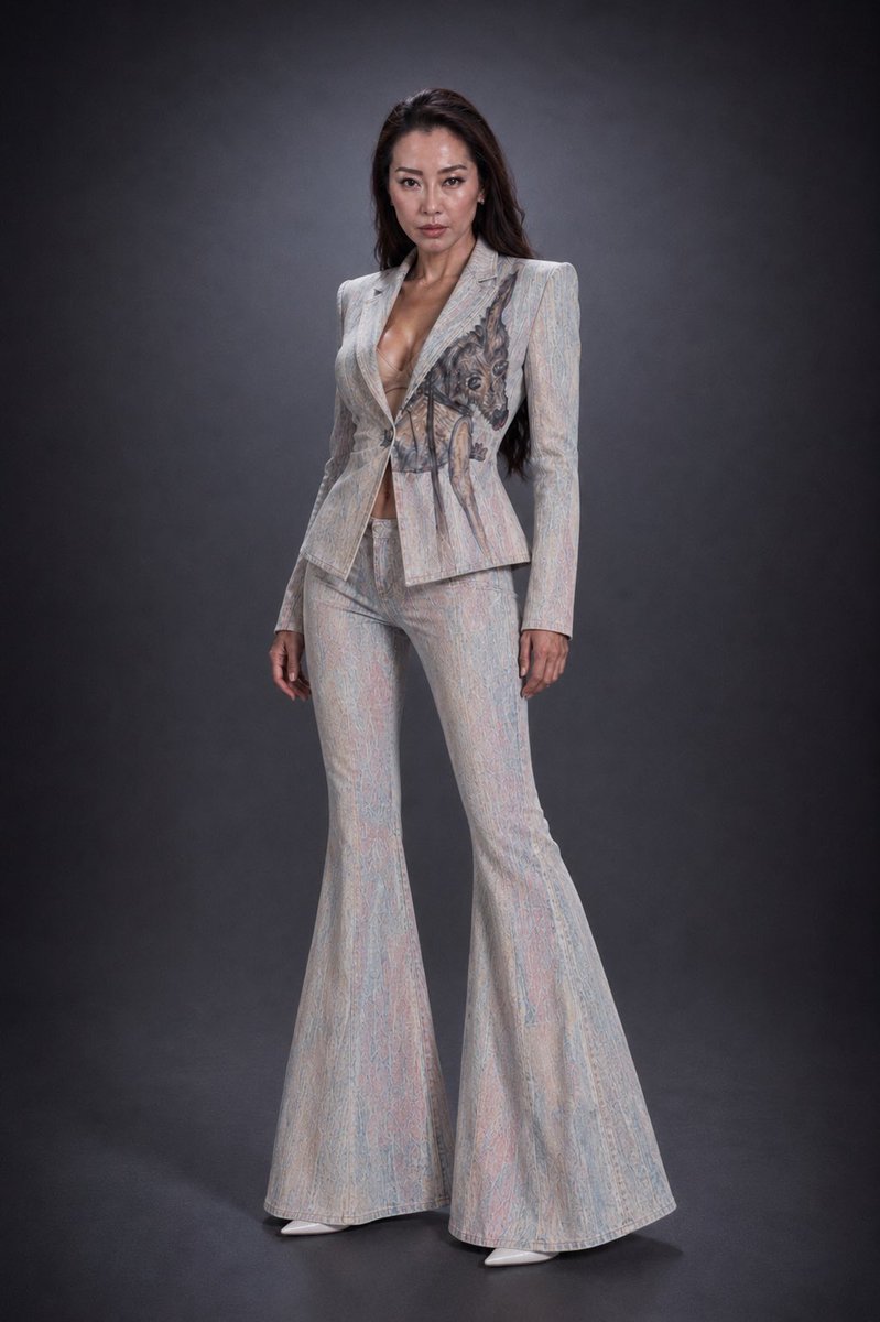 weiling_chang's tweet photo. I drew Pipi by hand and turned that memory into a suit.
The artwork is the story. The tailoring is intentionally restrained, allowing the print and silhouette to speak.
Some memories deserve to be worn.
— Weiling Chang
#FashionDesign #WearableArt #TextileDesign #WeilingChang https://t.co/uleYwqYHQ4