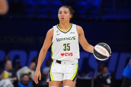 LandonBuford's tweet photo. Dallas Wings’ Chef Hoppie on @azzi_35 trying lamb chops for the first time:

“That is what it’s all about! That is a chef’s greatest accomplishment – to hear, “I don’t normally eat this but I do when you cook it.” or “I’ve never had this but now I will only eat yours.. “It’s big for how I’m trying to build this Fueling/Nutrition program, said Hoppie.”

“We will be the best fueled team but also doing so without compromising my or the team’s relationship with food. I want the best stuff you eat to be after practice or a gameday, not when you leave the building.”

- https://t.co/uXUHQ0JMth

Earlier this season Fudd shared with me that Hoppie asked her what she wanted to try:

 "He's asked me what I want to try and I said everything,” said Fudd.

"I've never had lamb before," she said. "So I'm looking forward to trying that."

- https://t.co/C5bVjrVWsU

#Wingsup #WNBA